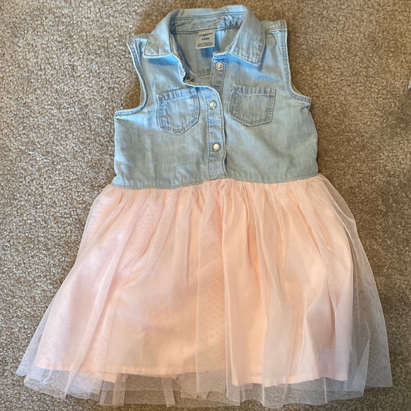 Oshkosh Denim Tulle Dress